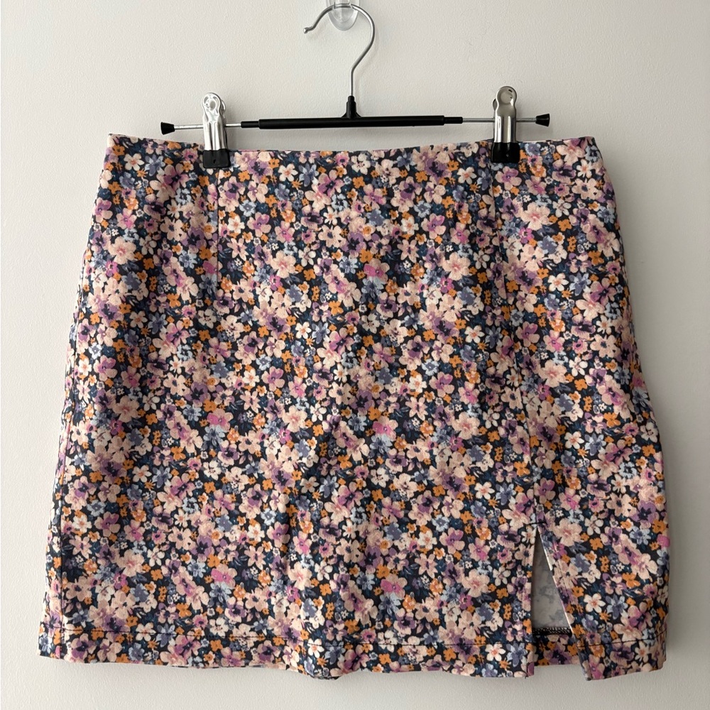 Wild Fable Multicolor Floral Pencil Skirt